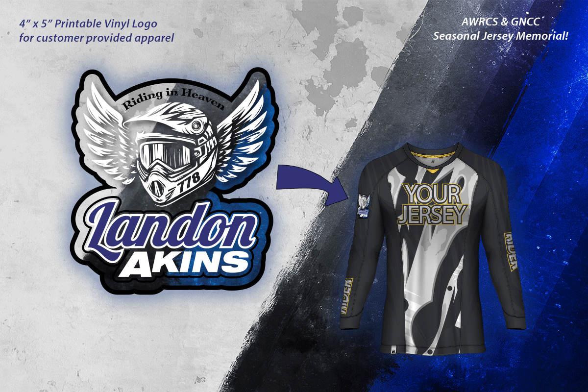 Akins - Memorial logo for Race Jersey